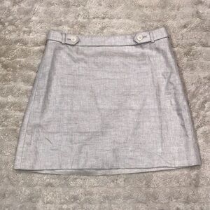 J. Crew bonded linen mini skirt Size 6